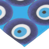 Nazar Evil Eye Protection Amulet Blue Beeldsymbool Tafelkleed (Gekanteld)