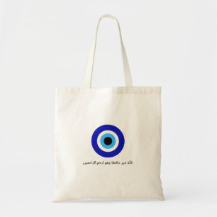 Nazar Evil Eye Protection Canvas tas