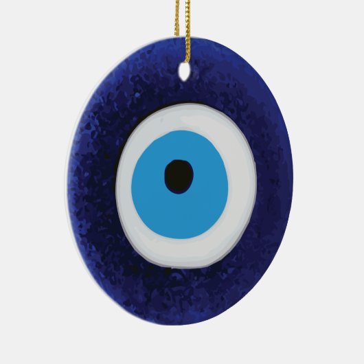 Nazar Evil Eye Protection Symbool Keramisch sieraa Keramisch Ornament (Rechts)