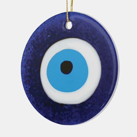 Nazar Evil Eye Protection Symbool Keramisch sieraa Keramisch Ornament (Links)