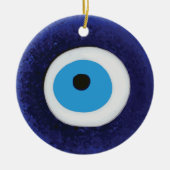 Nazar Evil Eye Protection Symbool Keramisch sieraa Ornament (Voorkant)