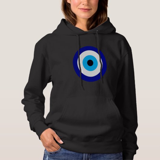 Nazar Eye of Fatima Nazar Boncugu Evil Eye Hoodie (Voorkant)