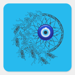 Nazar Eye :-) Vierkante Sticker
