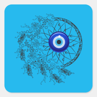 Nazar Eye :-) Vierkante Sticker