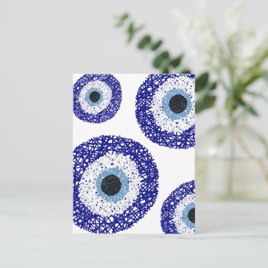 Nazar oog briefkaart (Staand voorkant)