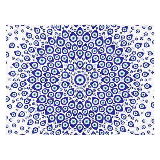 Nazar - Turkse oogcirkel #1 Tafelkleed (Voorkant (Horizontaal))