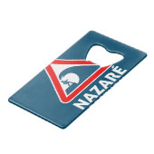 Nazare Creditkaart Flessenopener (Achterkant Gekanteld)