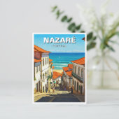Nazare Portugal Briefkaart (Staand voorkant)