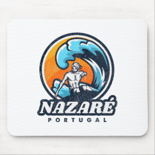 Nazare Portugal Surfcompetitie Vintage Surf S Muismat