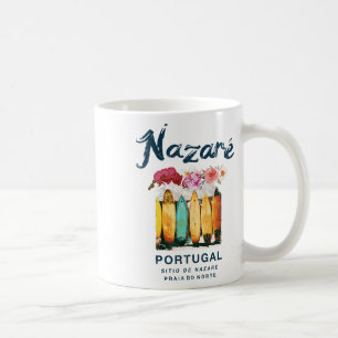 Nazare Portugal Surfen Vintage  Koffiemok