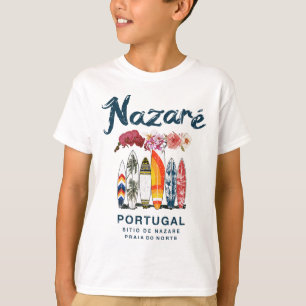 Nazare Portugal Vintage Surfen _4  T-shirt