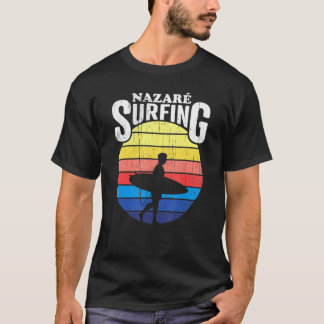 Nazare Surf Surfing Portugal Souvenir Surfer T-shirt