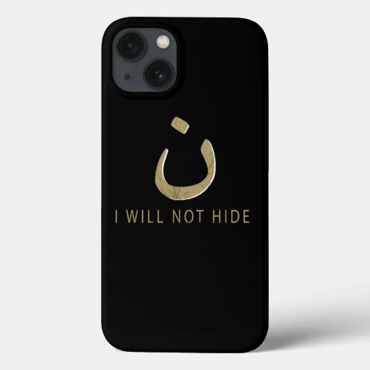 Nazarene Christelijk verbergt ontwerp Arabisch non Case-Mate iPhone Case (Achterkant)
