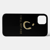 Nazarene Christelijk verbergt ontwerp Arabisch non Case-Mate iPhone Case (Achterkant (horizontaal))