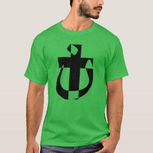 Nazarener Symbool Solidariteit Christelijk Kruis T-shirt