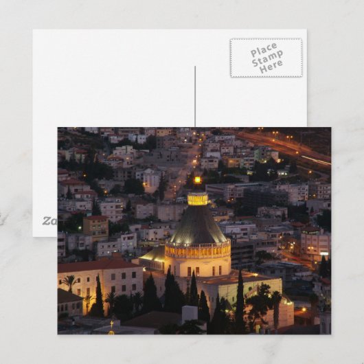 Nazareth, de stad Jezus ouders Briefkaart (Voorkant / Achterkant)