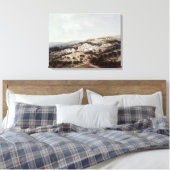 Nazareth, gegraveerd door Terry Canvas Afdruk (Insitu (Slaapkamer))