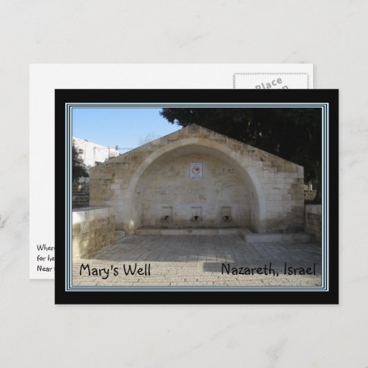 Nazareth Israel Briefkaart (Voorkant / Achterkant)