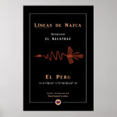 Nazca Geoglyphs-Alcatraz Poster (Voorkant)
