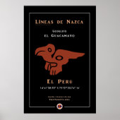 Nazca Geoglyphs-Macaw Poster (Voorkant)