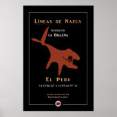 Nazca Geoglyphs-Whale Poster (Voorkant)