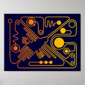 Nazca Hummingbird 3 Poster (Voorkant)