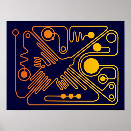 Nazca Hummingbird 3 Poster (Voorkant)