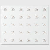 Nazca Hummingbird Geoglyph Newsprint Cadeaupapier (Vlak)