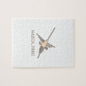 Nazca Hummingbird Geoglyph Newsprint Legpuzzel (Horizontaal)