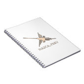 Nazca Hummingbird Geoglyph Newsprint Notitieboek (Rechterzijde)