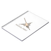 Nazca Hummingbird Geoglyph Newsprint Notitieboek (Linkerzijde)