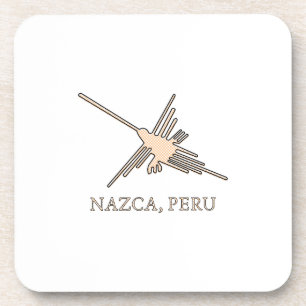 Nazca Hummingbird Geoglyph Newsprint Onderzetter