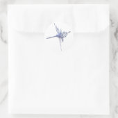 Nazca Hummingbird glas sticker (Tas)