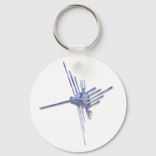 Nazca Hummingbird glass sleutelhanger (Voorkant)
