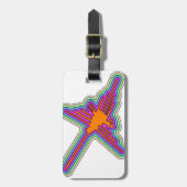 Nazca Hummingbird Peru Drawing Bagagelabel (Voorkant verticaal)