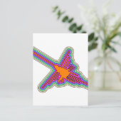 Nazca Hummingbird Peru Drawing Briefkaart (Staand voorkant)