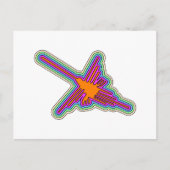 Nazca Hummingbird Peru Drawing Briefkaart (Voorkant)
