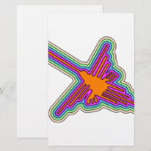 Nazca Hummingbird Peru Drawing Briefpapier (Voorkant / Achterkant)