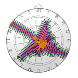 Nazca Hummingbird Peru Drawing Dartbord