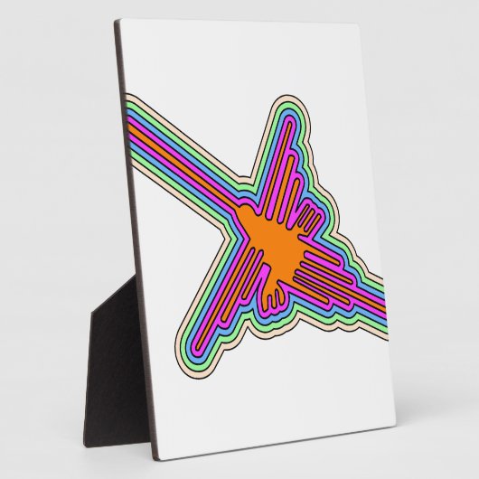 Nazca Hummingbird Peru Drawing Fotoplaat (Zijkant)