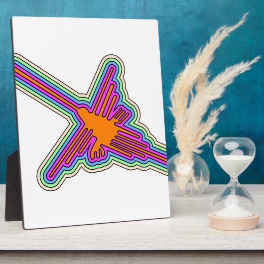 Nazca Hummingbird Peru Drawing Fotoplaat (Zijkant)