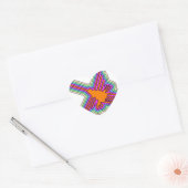 Nazca Hummingbird Peru Drawing Hart Sticker (Envelop)