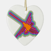Nazca Hummingbird Peru Drawing Keramisch Ornament (Rechts)