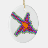 Nazca Hummingbird Peru Drawing Keramisch Ornament (Rechts)