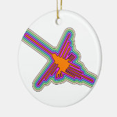 Nazca Hummingbird Peru Drawing Keramisch Ornament (Links)