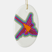 Nazca Hummingbird Peru Drawing Keramisch Ornament (Rechts)