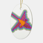 Nazca Hummingbird Peru Drawing Keramisch Ornament (Links)