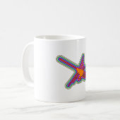 Nazca Hummingbird Peru Drawing Koffiemok (Voorkant links)