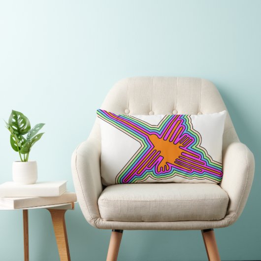 Nazca Hummingbird Peru Drawing Kussen (Stoel)