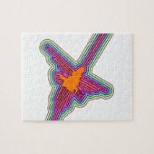 Nazca Hummingbird Peru Drawing Legpuzzel (Horizontaal)